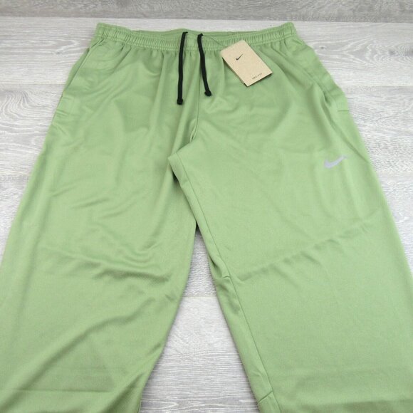 Nike Challenger Knit Running Gym Pants Mens Size Medium Green NEW - Picture 2 of 13